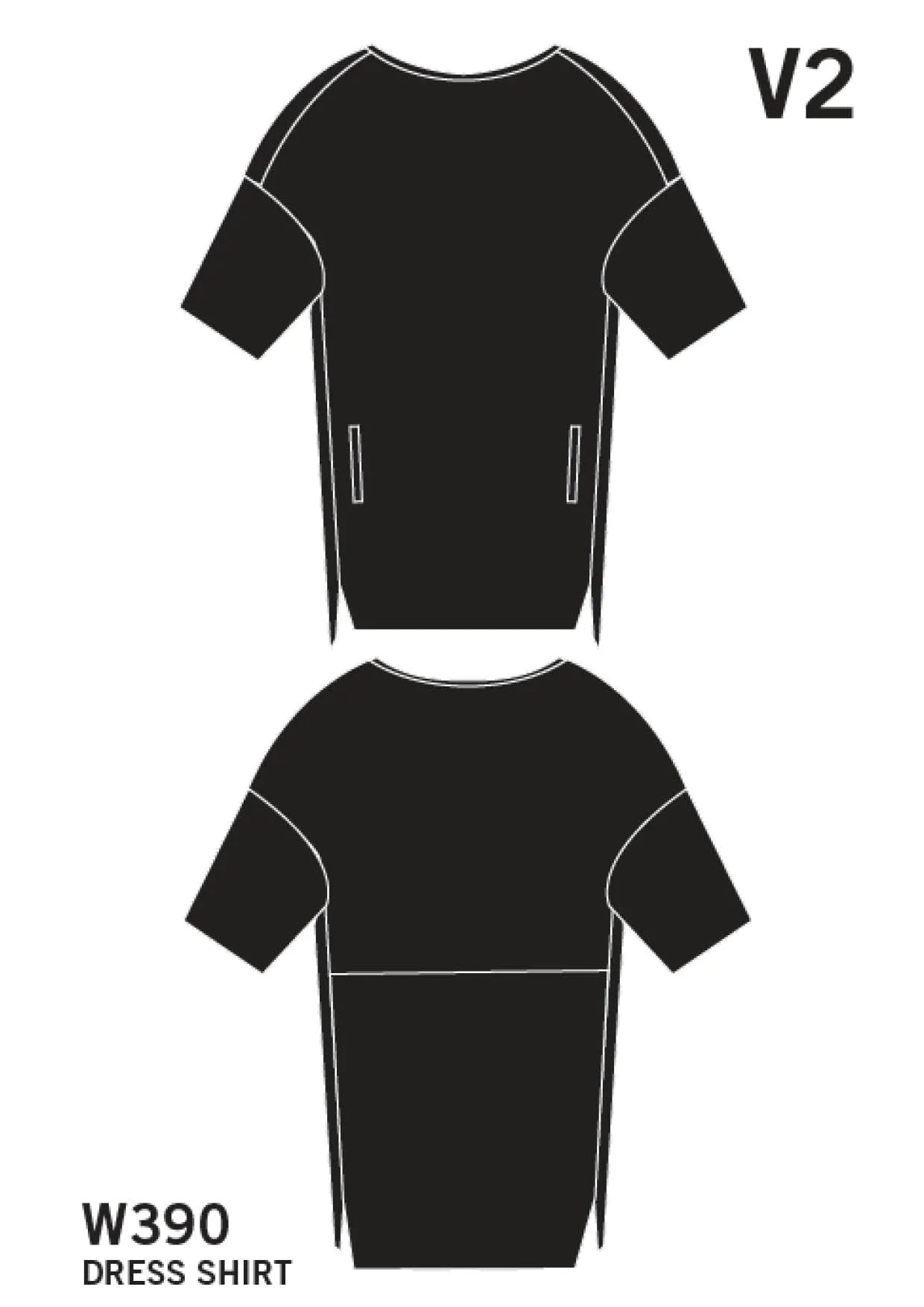 SPORTIVE "T-SHIRT" DRESS - COTTON JERSEY black