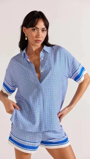 STAPLE THE LABEL Azure Resort Shirt