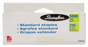 Swingline S7079350R Standard Staple, 1/4 in L Leg :BX5M: QUANTITY: 6