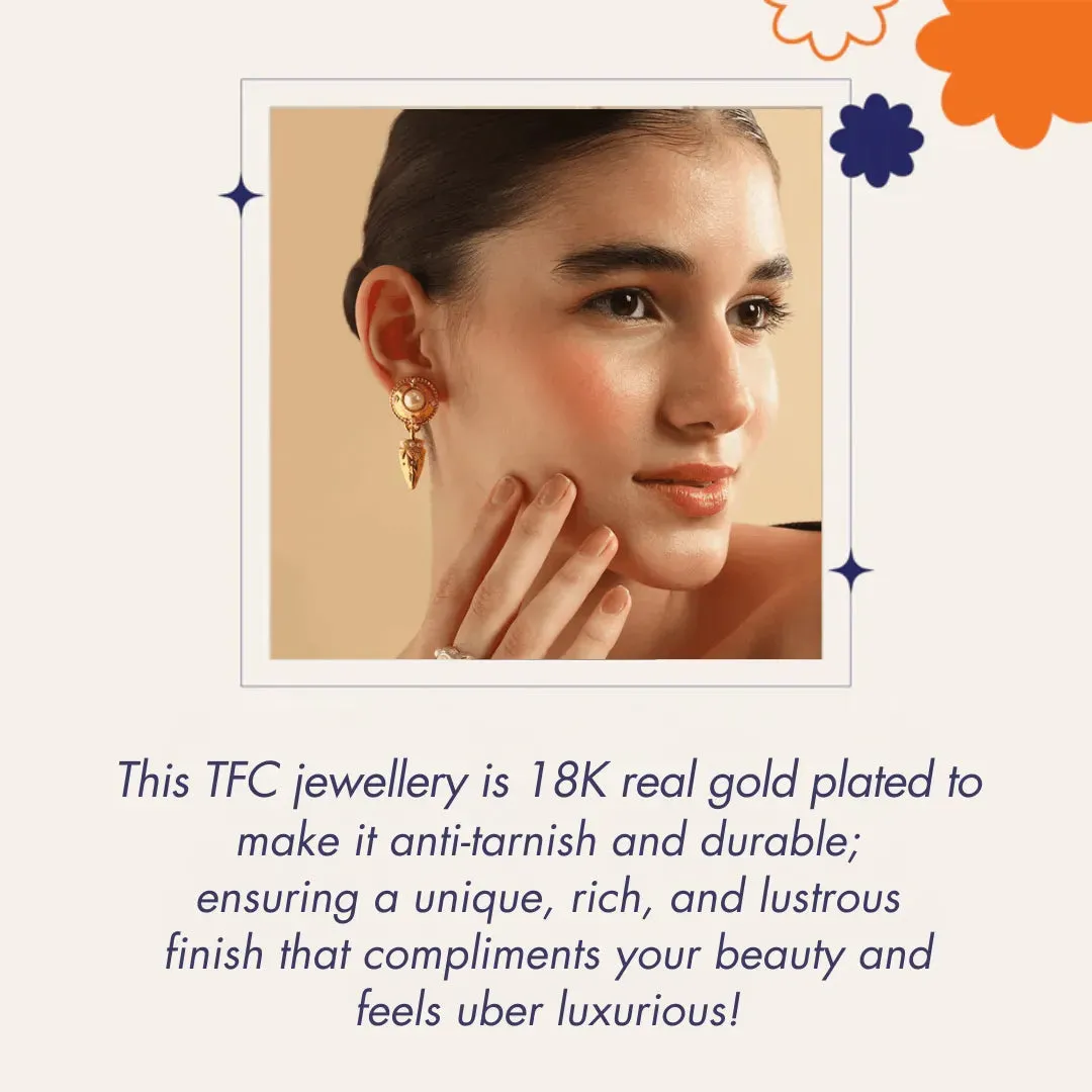 TFC Boldest Statement Gold Plated Dangler Earrings