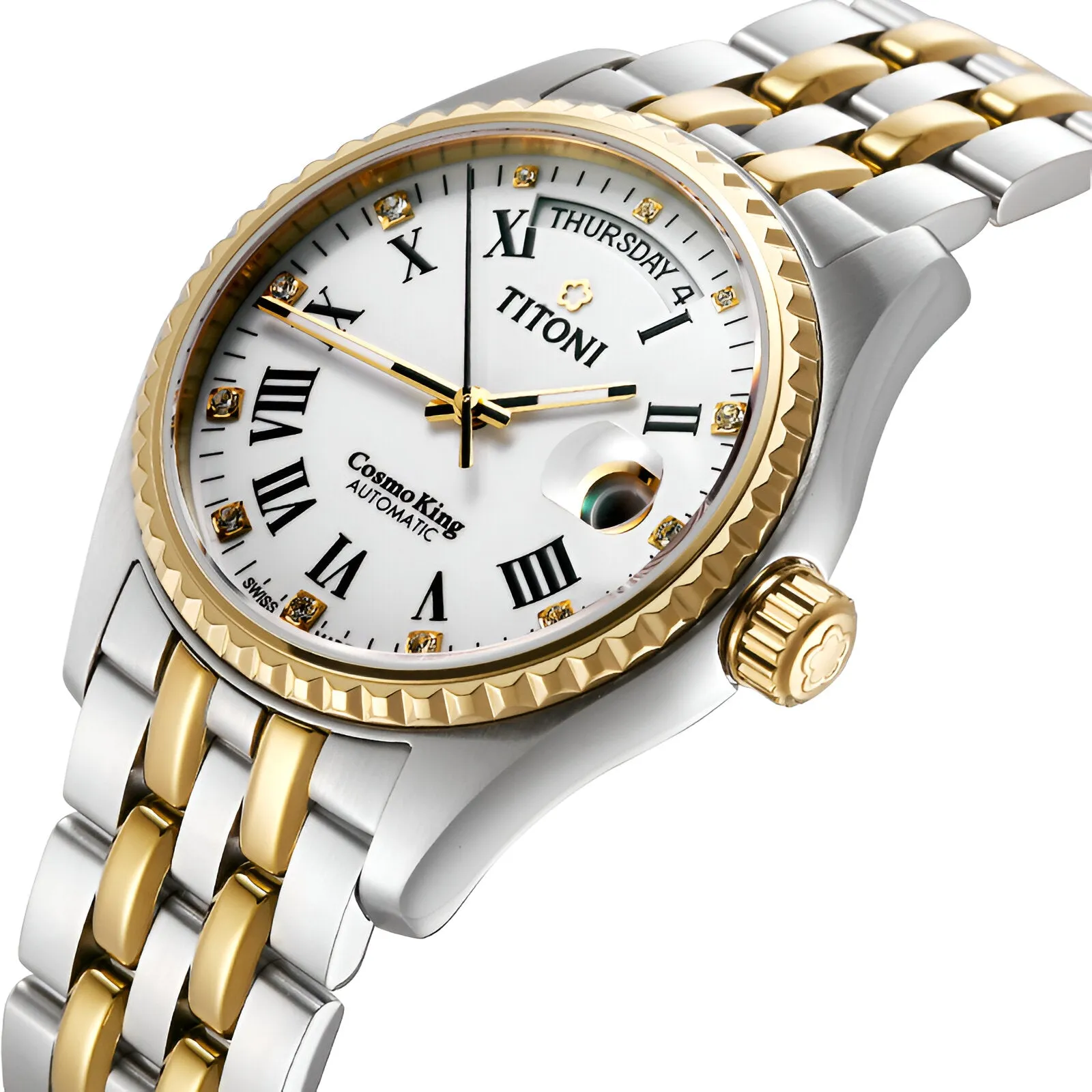 Titoni Cosmo King Swiss Automatic Watch 797 Sy-019