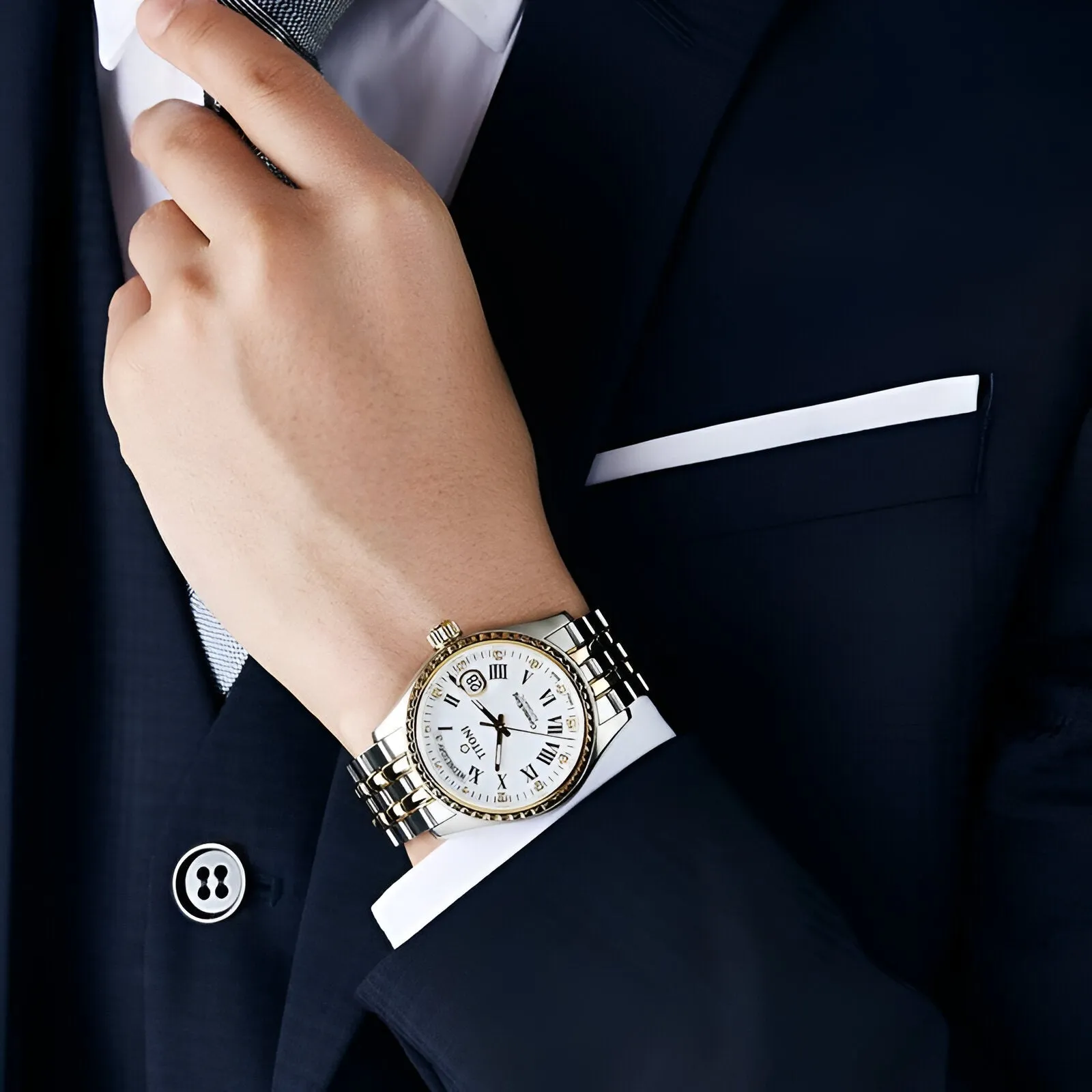 Titoni Cosmo King Swiss Automatic Watch 797 Sy-019