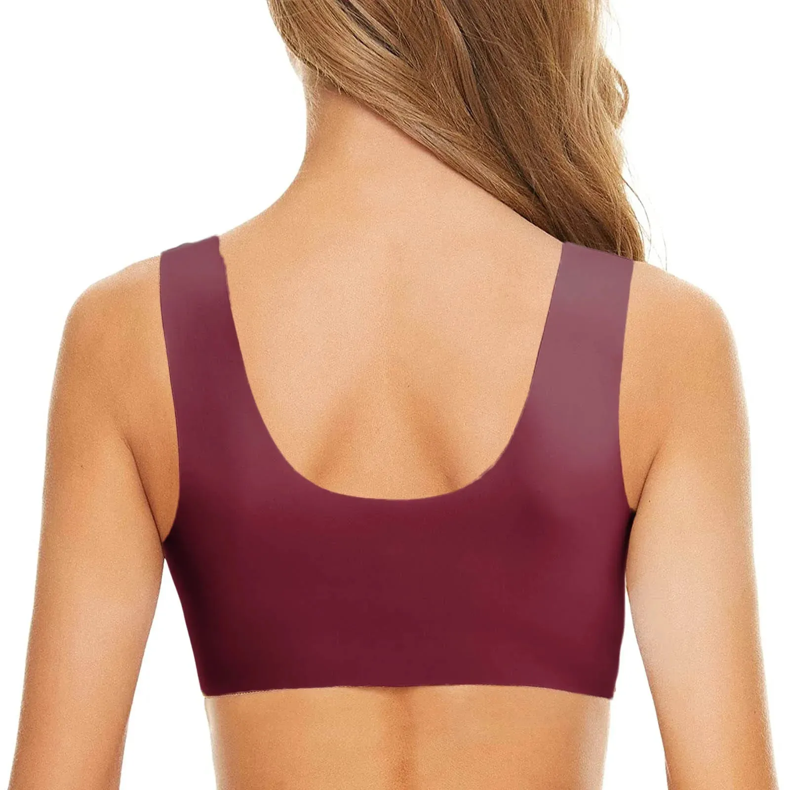 Trendy Seamless Lace Unlined Sports Bra