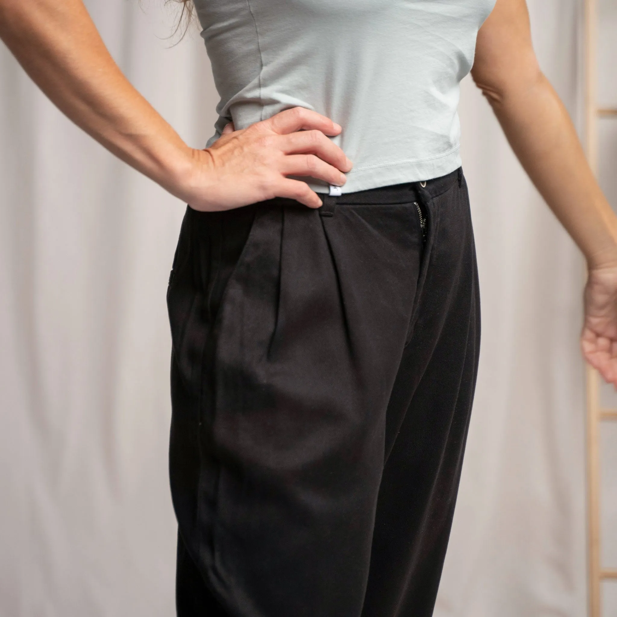 Vabia V1 - Slacks aus Tencel, Schwarz