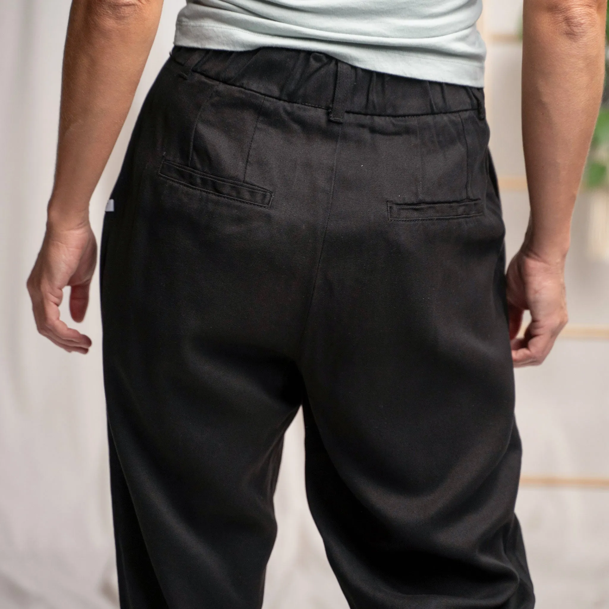 Vabia V1 - Slacks aus Tencel, Schwarz