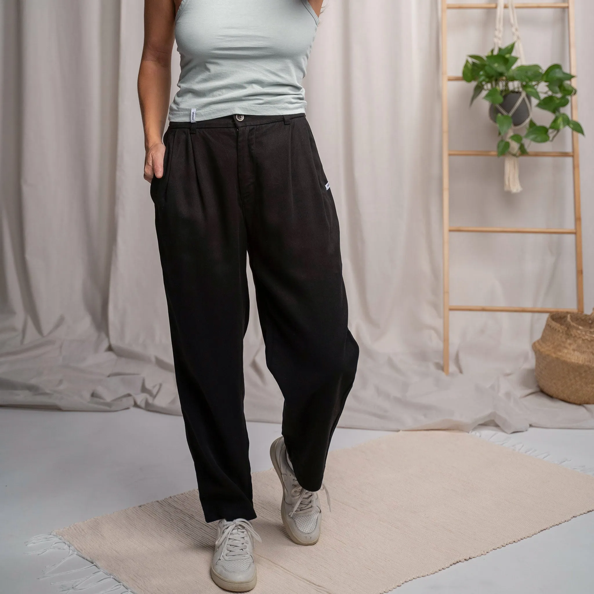 Vabia V1 - Slacks aus Tencel, Schwarz