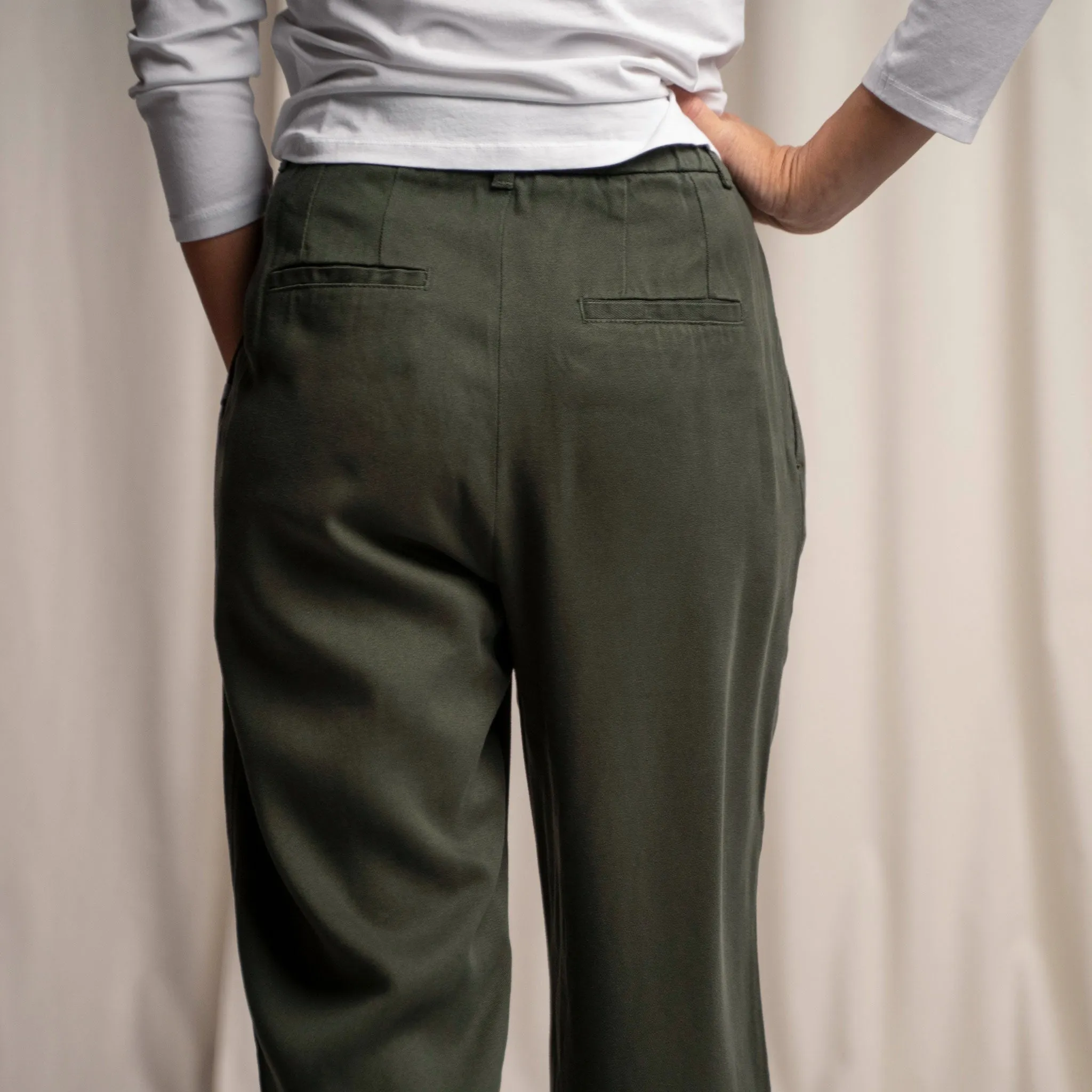 Vabia V1 - Slacks aus Tencel, Waldgrn