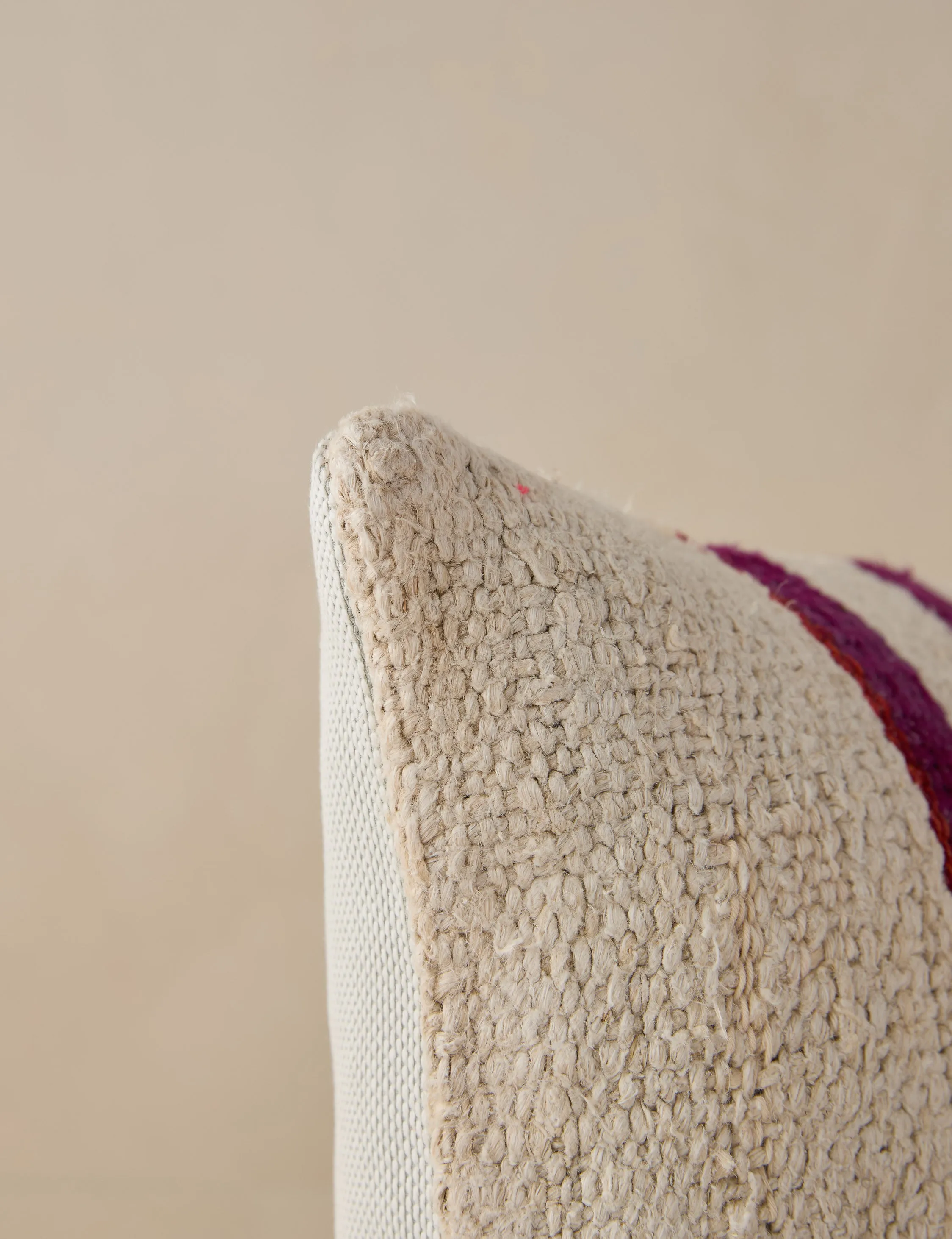 Vintage Lumbar Pillow No. 78, 12" x 20"