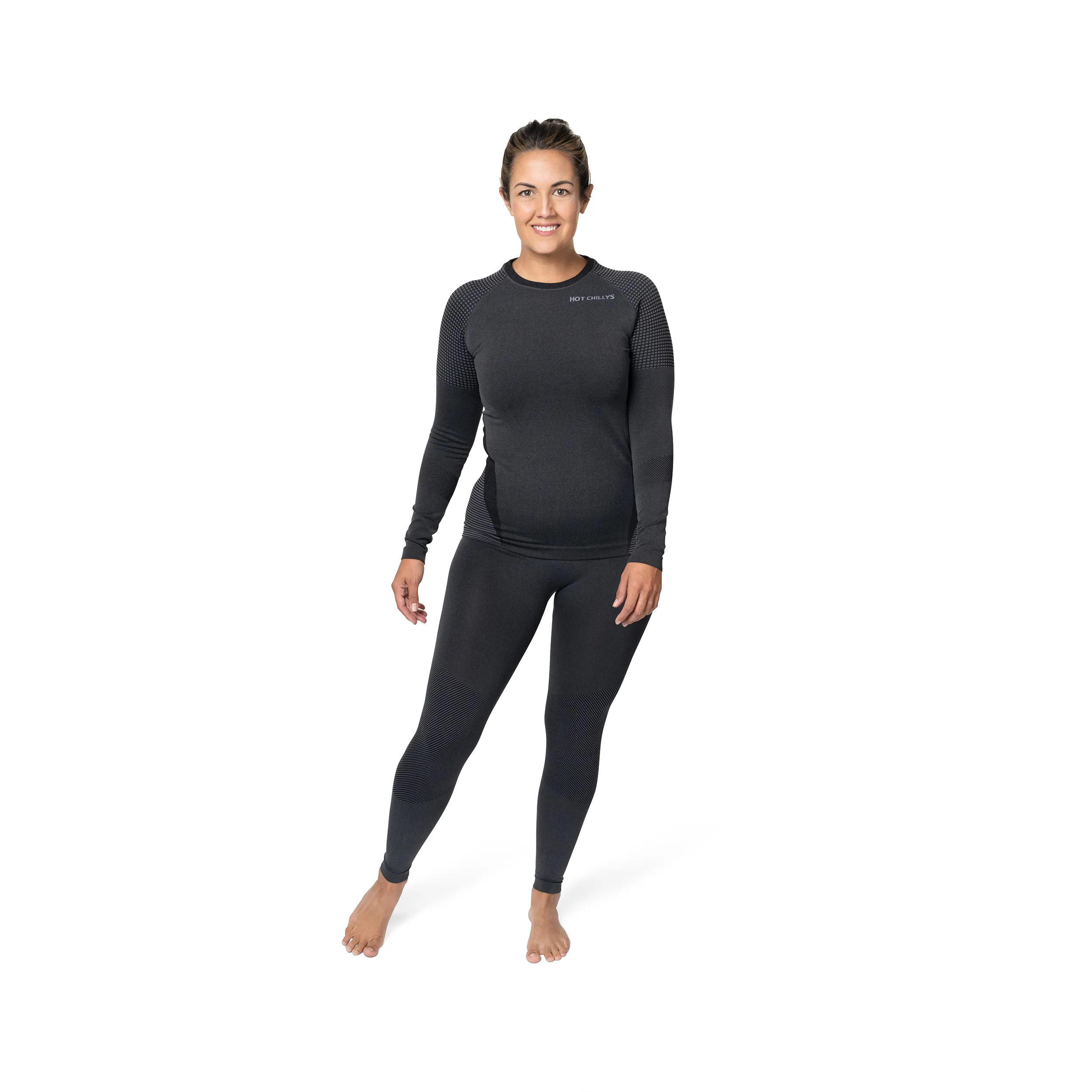 Women's 3D Knit Crew - Black